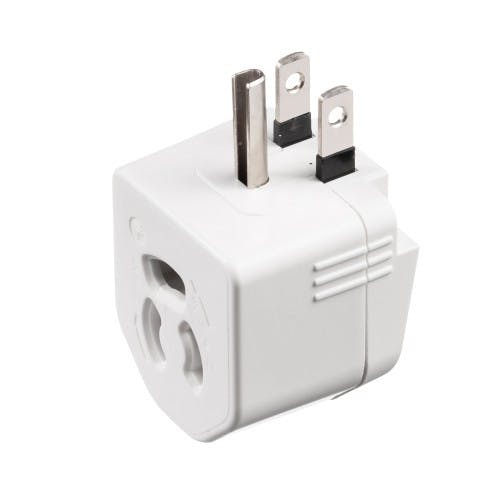 プラグ変換アダプタ(温度ヒューズ内蔵) AC125V/15A EA940BA-48【別送品