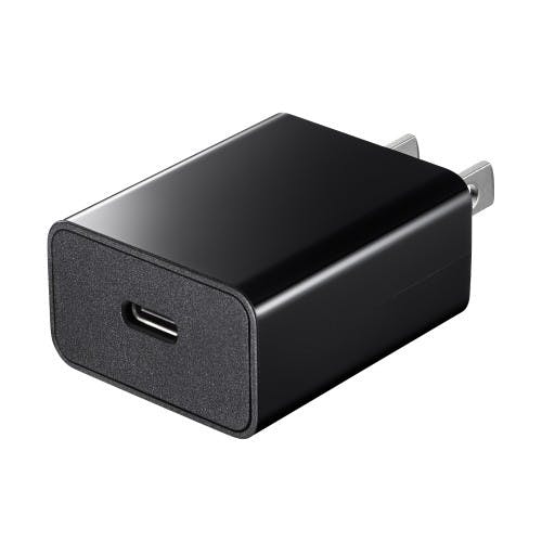 USB充電器(1ポート/3A/黒/TypEC) AC100-240V EA940CD-193【別送品】