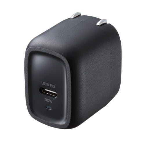USBPD充電器(1P/3A/黒/TypEC) AC100-240V EA940CD-196【別送品】