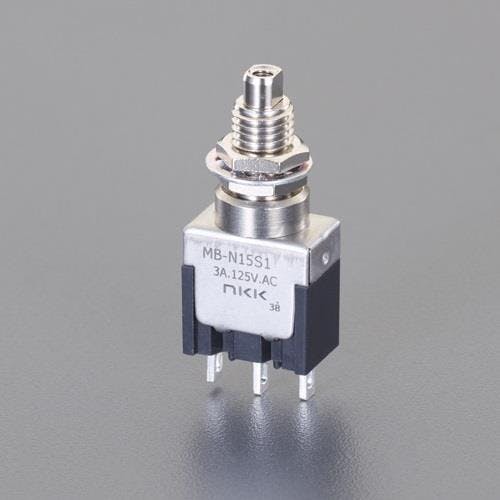 押しボタンスイッチ(単極双投/小型) 125V/3A EA940DA-152A【別送品】