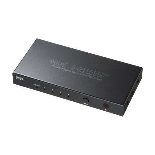 HDMI切替器(4入力1出力/8K/TypE-C) EA940P-102【別送品】