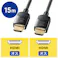 HDMI(光ファイバー・ウルトラハイスピード) 15m EA940PM-79【別送品】