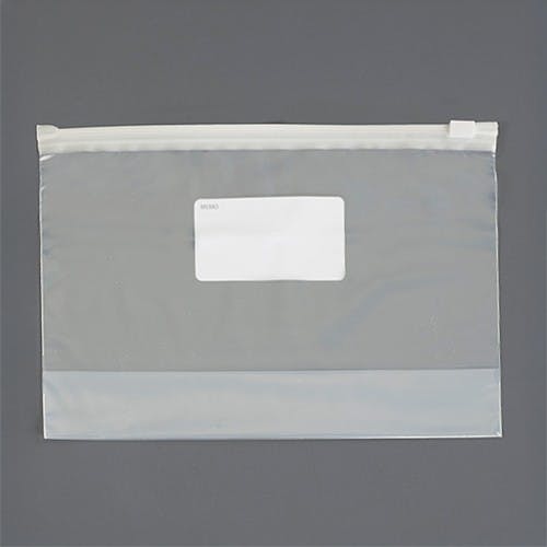 スライドジッパー付保存袋( 8枚/マチ付) 270×180mm EA944CP-23B【別送品】