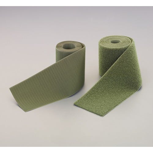 マジックテープ雄・雌セット(縫製用/OD色) 100mm×2m EA944MA-213【別送品】