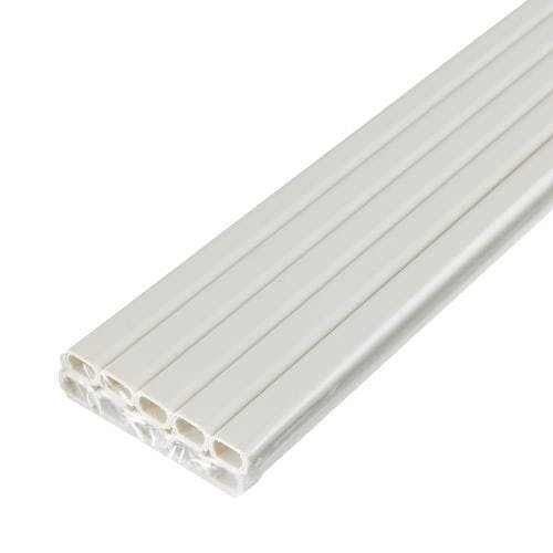 テープ付モール(プラスチック/ミルキー/10本) 16mm×2.0m EA947JC-43A【別送品】