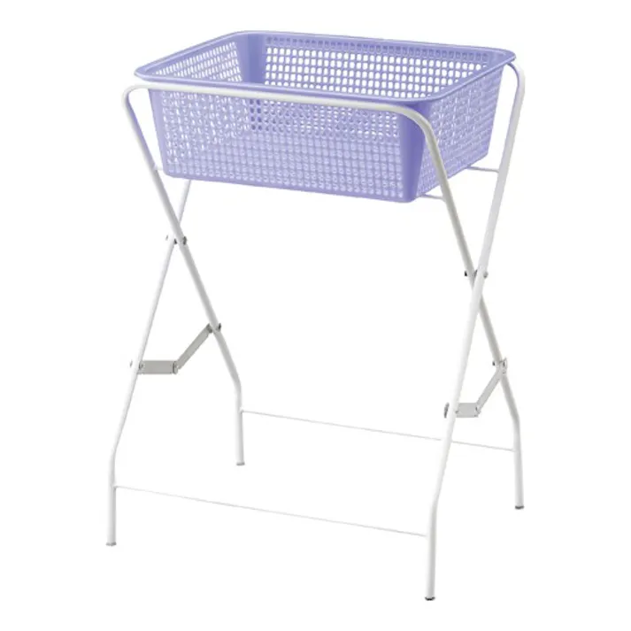 折りたたみバスケット(1段) 370×495×680mm EA951FE-351【別送品】