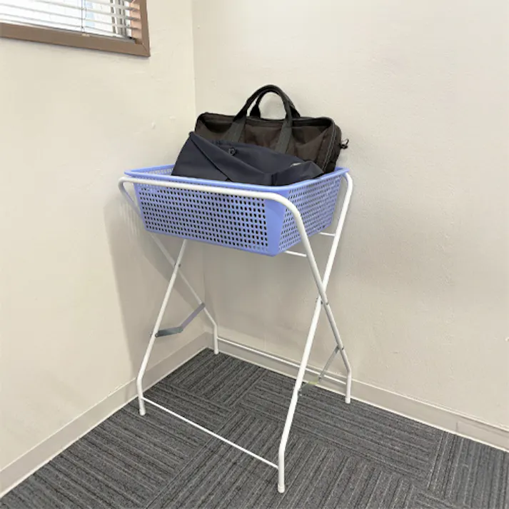 折りたたみバスケット(1段) 370×495×680mm EA951FE-351【別送品】