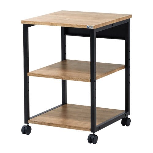 プリンターラック(木目) 500×500×700mm EA954HC-309【別送品】