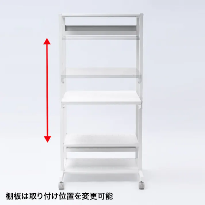 立ち作業用デスク 650×610×1353mm EA954HC-363【別送品】