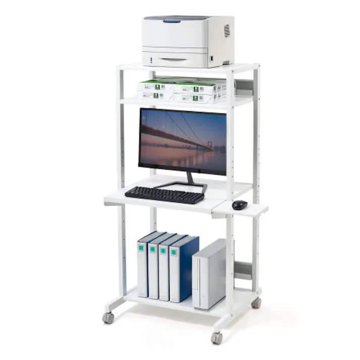 立ち作業用デスク 650×610×1353mm EA954HC-363【別送品】
