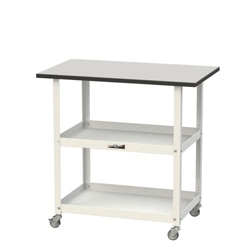 天板付ツールワゴン(クリーンルーム対応) 750×450×738mm EA956KG-13【別送品】