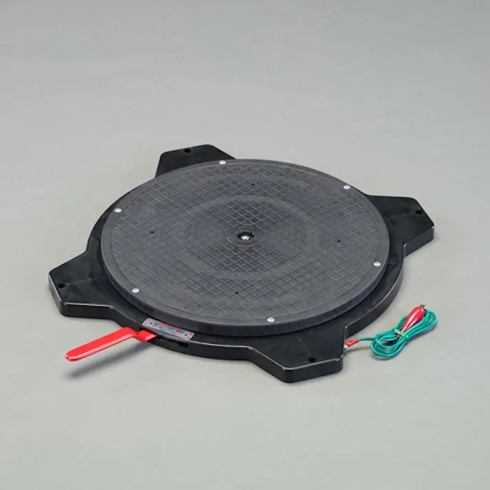回転作業台(導電/ストッパ付) φ363×39mm/150Kg EA956SA-17【別送品】