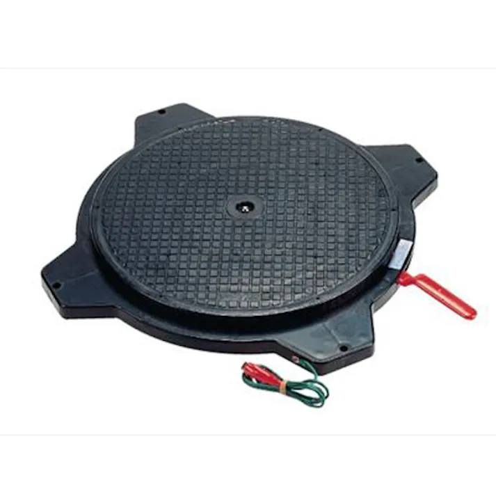 回転作業台(導電/ストッパ付) φ363×39mm/150Kg EA956SA-17【別送品】