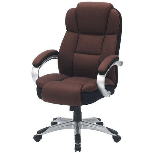 ビジネスチェアー(ブラウン) EA956XB-21A【別送品】