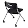 折畳み椅子(キャスター付/ブラック) EA956XC-80【別送品】