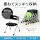 折畳み椅子(キャスター付/ブラック) EA956XC-80【別送品】
