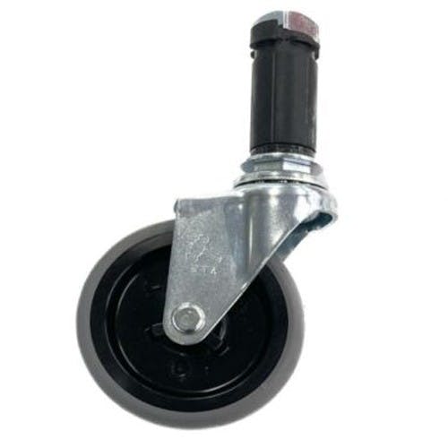 差込キャスター(自在/4個) [パイプラック用] 75mm EA976AW-404S【別送品】