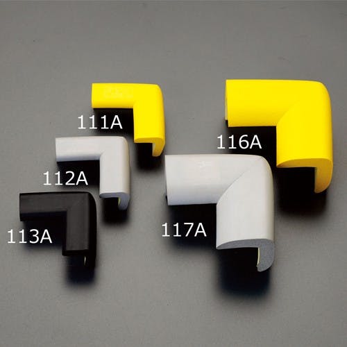 コーナーガード(黄/4個) 70×70×30mm EA983FJ-111A【別送品】
