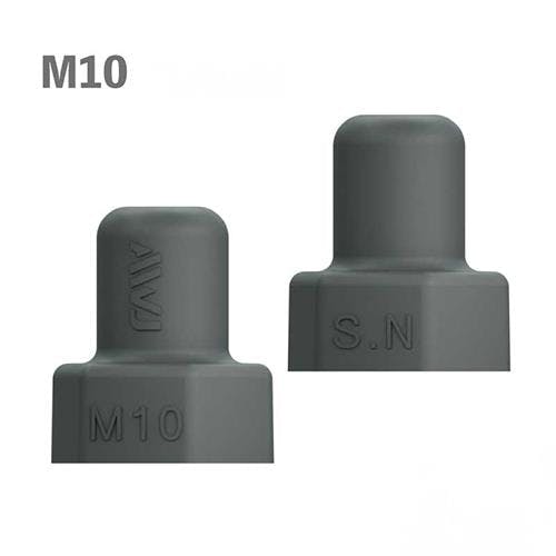 シンングルナット用保護キャップ(エラストマー/グレー/2個) M10 EA983FM-810【別送品】