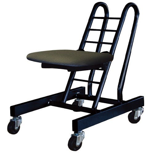 ワークチェアー 335×510×210-450mm EA986EC-144【別送品】