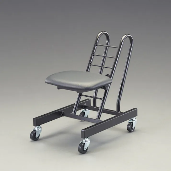 ワークチェアー 335×510×210-450mm EA986EC-144【別送品】