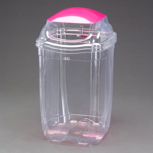 透明ダストボックス(一般用) 90L EA995CA-20A【別送品】