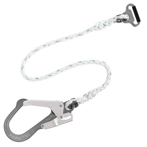 補助ロープ(胴ベルト用/ロープ式) 1000mm EA998FH-61【別送品】