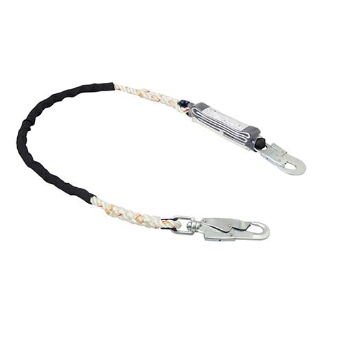 シングルランヤード(柱上作業用) 1.65m EA998HB-21【別送品】