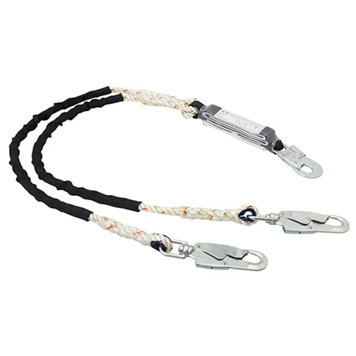 ツインランヤード(柱上作業用) 1.65m EA998HB-22【別送品】