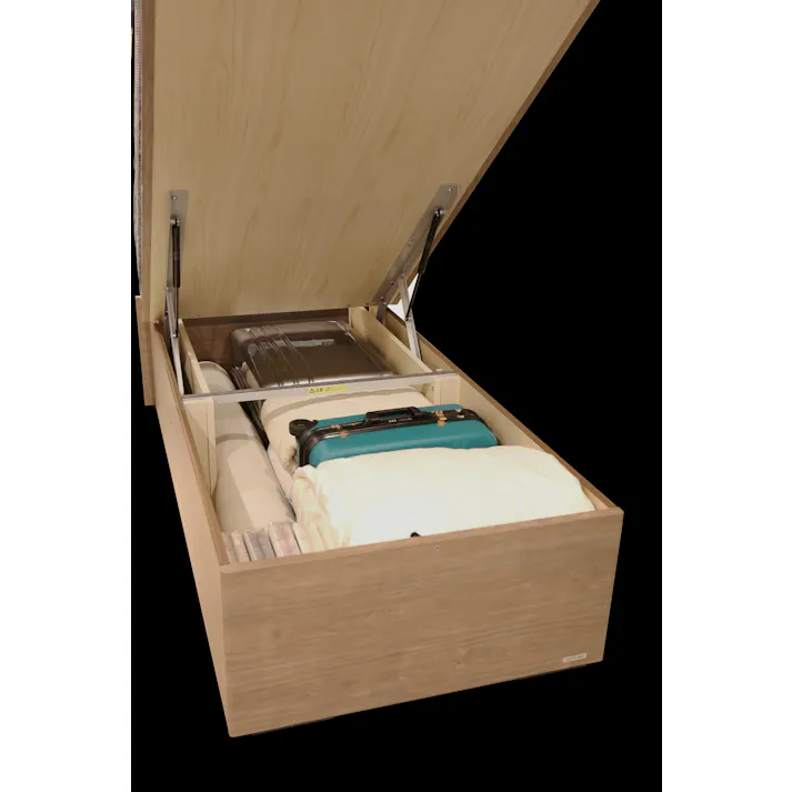 東京ベッド ベッドフレーム サンティエCBO45 D ダークブラウン ダウンライト 2段棚 収納力 日本製 ダブル 寝室 睡眠 開梱+設置 81366354001【別送品】