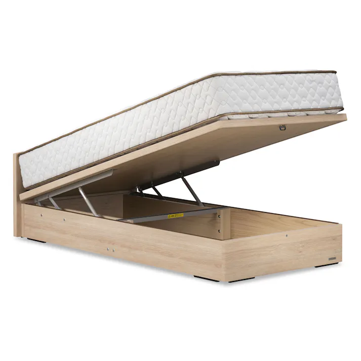 東京ベッド ベッドフレーム ヘッドレスFBO45 M グレージュ ヘッドレスモデル 専用ボード付 日本製 セミダブル 寝室 睡眠 開梱+設置+階層 81138274002【別送品】