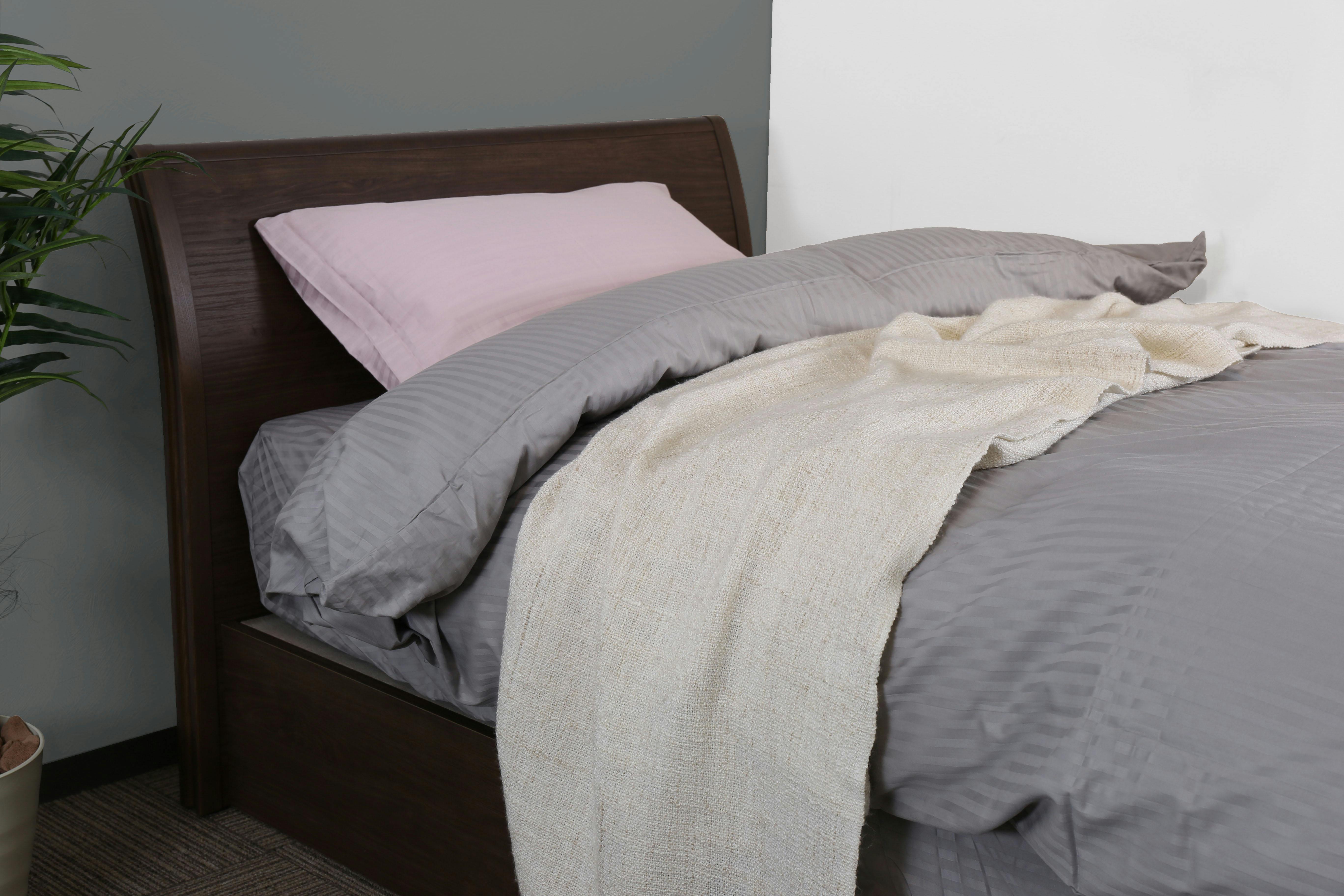 ソートフィオレ ボックスシーツ ステラグレー Q 170×200×35 ベッド