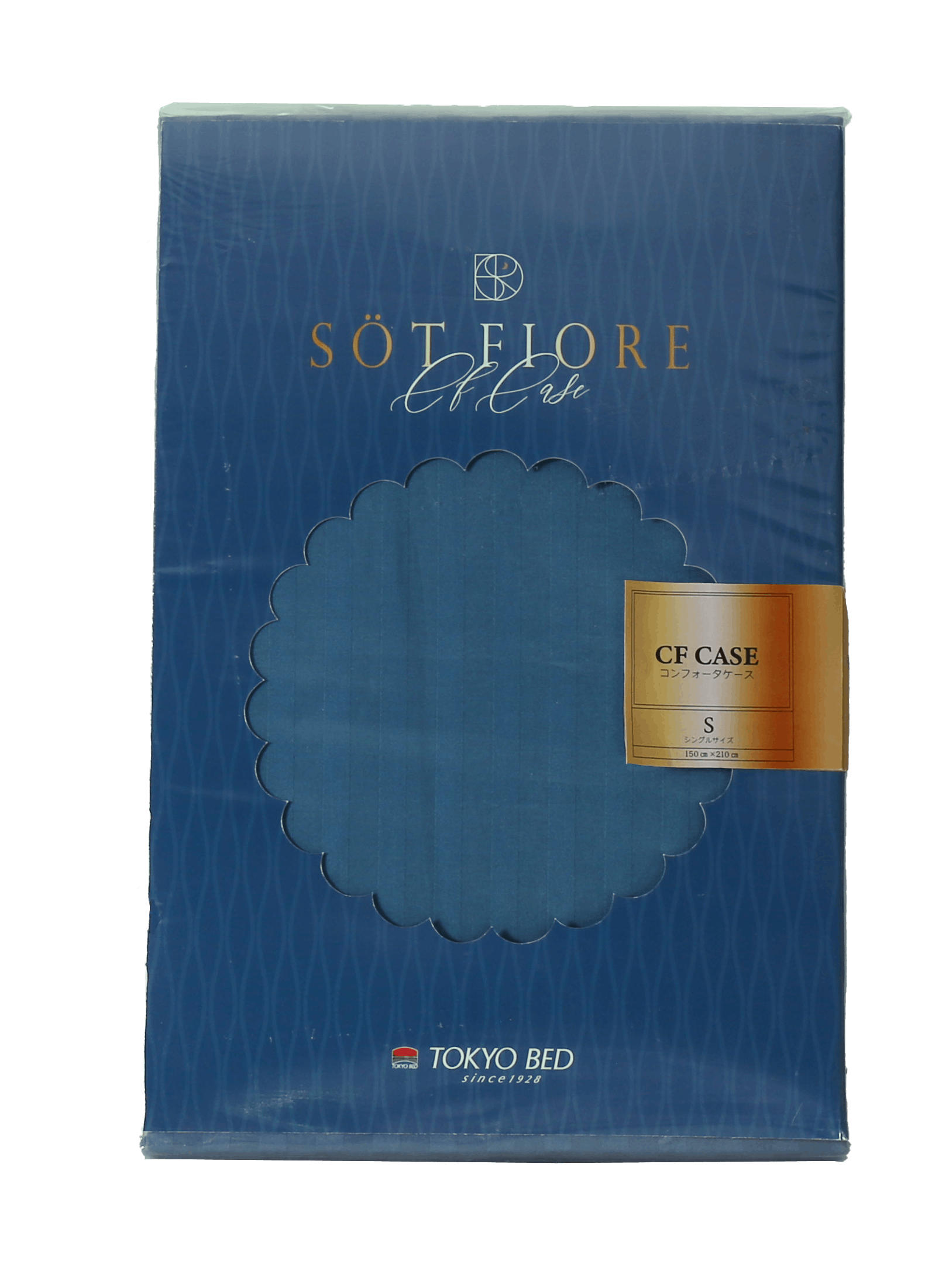 ソートフィオレ 掛カバー ビンテージブルー D 190×210 ベッド 寝室 カバー 睡眠 寝室 日本製 ダブル 88783340 掛け布団カバー