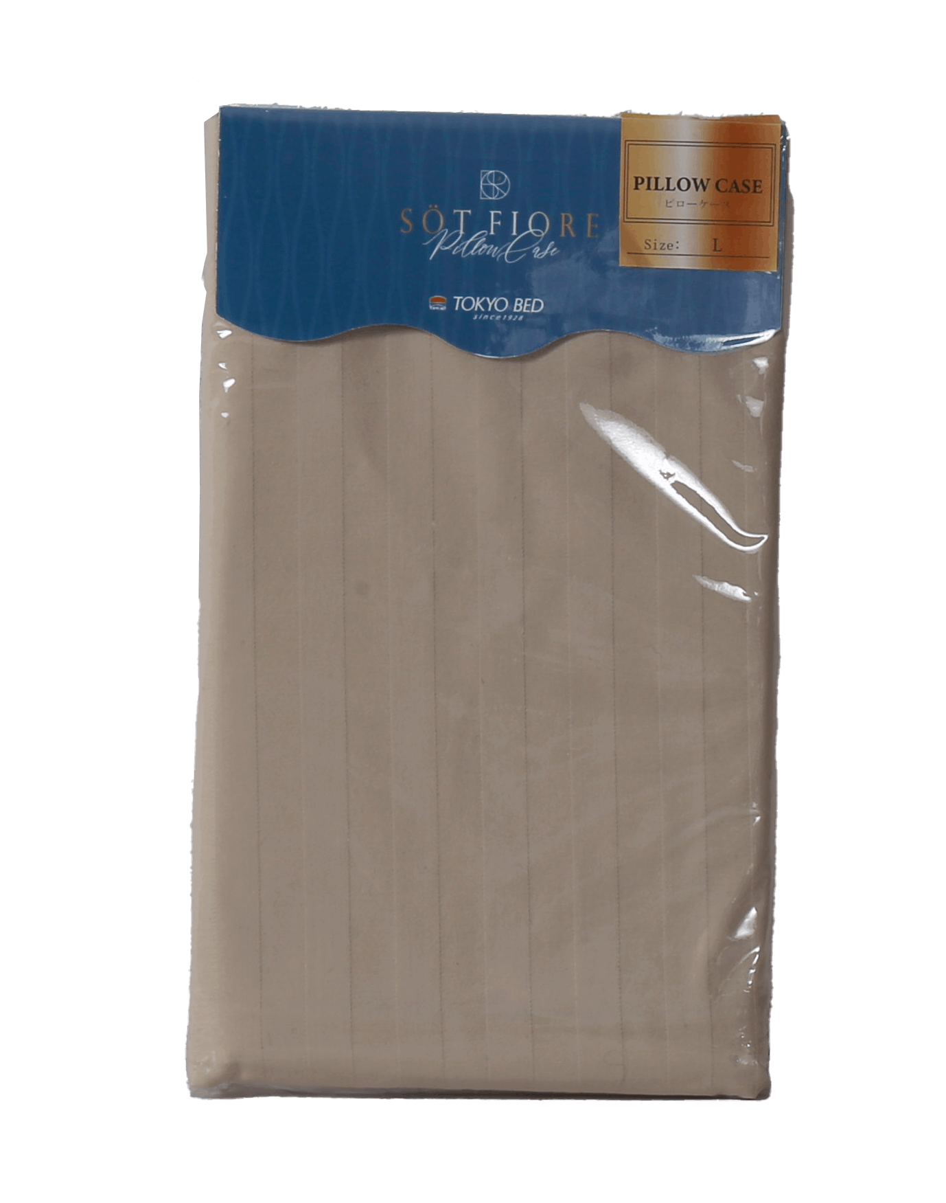 ソートフィオレ ピローケース マットベージュ M 43×63 枕 まくら 睡眠 寝室 日本製 枕カバー 88784010 枕カバー・枕パッド