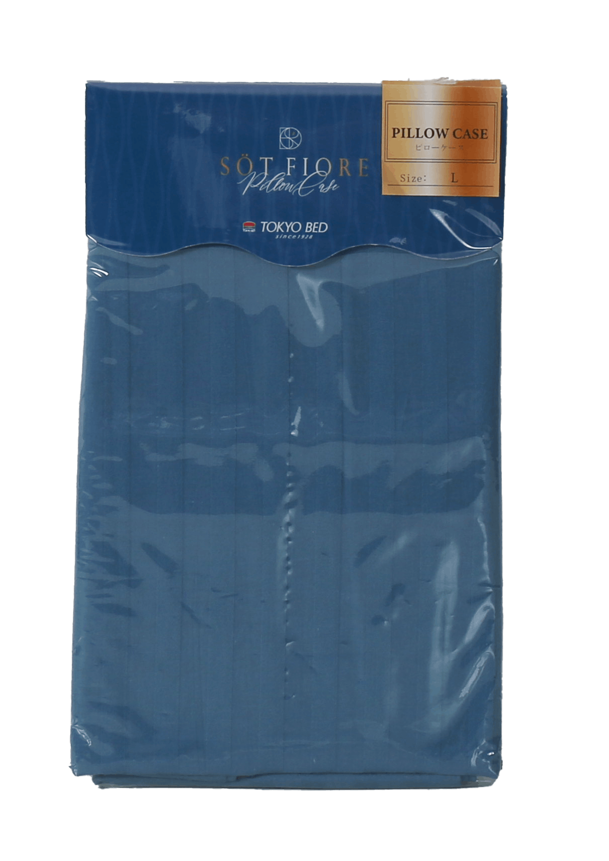 ソートフィオレ ピローケース ビンテージブルー L 50×100 枕 まくら 睡眠 寝室 日本製 枕カバー 88784041 枕カバー・枕パッド
