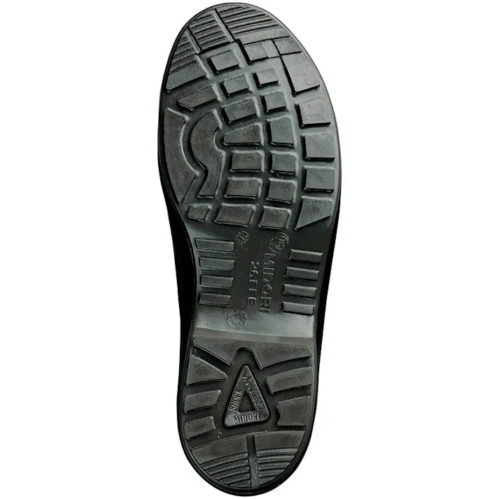 ミドリ安全 安全靴 ブラック 24.0cm メンズ レディース CJ010 作業靴 仕事靴 24~28cm展開 13020106_11【別送品】