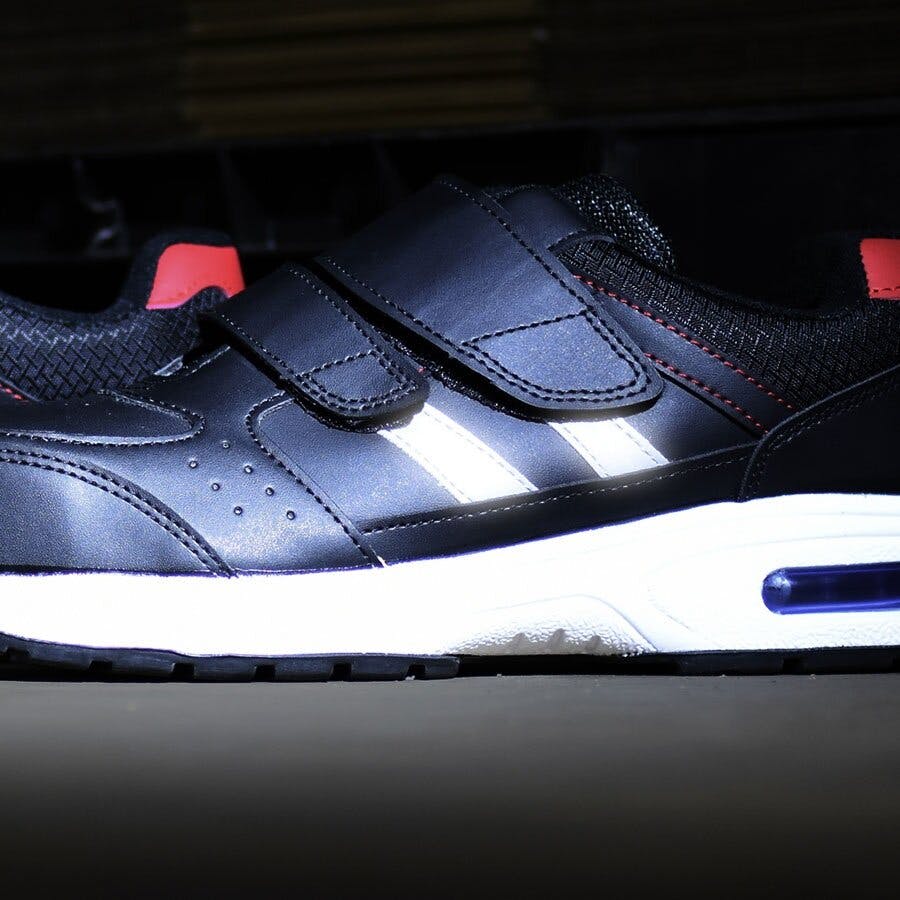 ミドリ安全 先芯入りスニーカー ブラック 25.0cm メンズ レディース