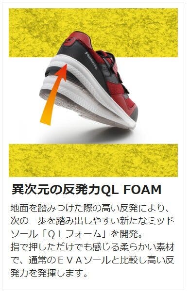 ミドリ安全 静電 高反発 作業靴 ブラック 27.5cm 耐滑 メンズ