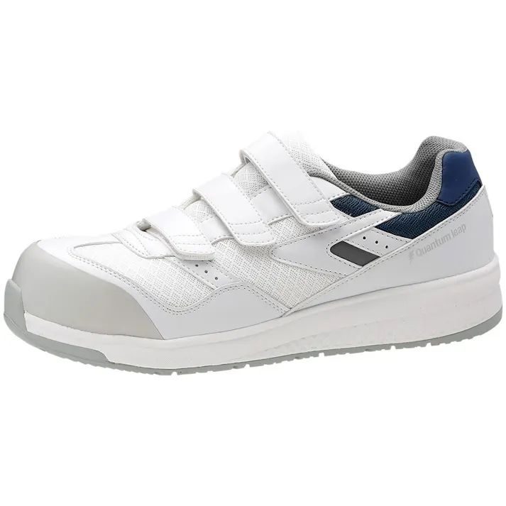 ミドリ安全 静電 高反発 作業靴 ホワイト 26.0cm 耐滑 メンズ レディース QL15 滑りにくい 仕事靴 22~30cm展開 21250960_15【別送品】