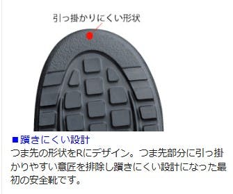 ミドリ安全 ラバー2層底 安全靴 ブラック 25.5cm メンズ レディース