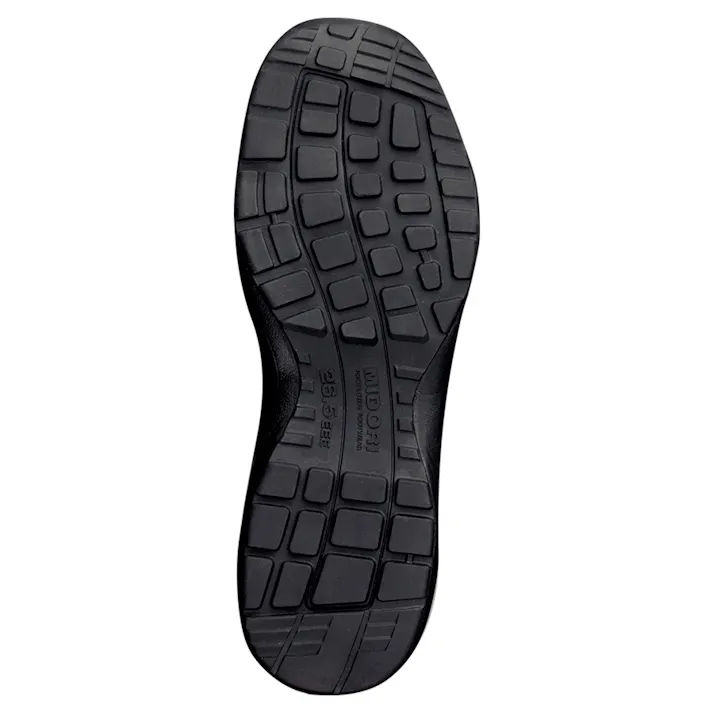 ミドリ安全 小指保護 先芯入り スニーカー ブラック 24.0cm メンズ レディース PF115 作業靴 仕事靴 22~30cm展開 21250361_11【別送品】