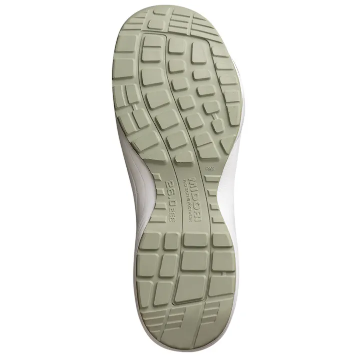 ミドリ安全 小指保護 先芯入り スニーカー ホワイト 25.0cm メンズ レディース PF115 作業靴 仕事靴 22~30cm展開 21250362_13【別送品】