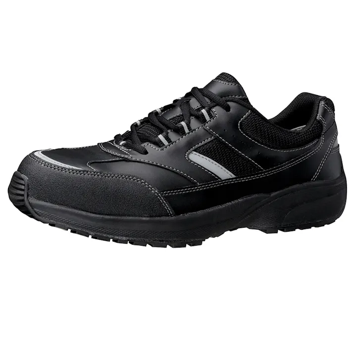 ミドリ安全 踏抜き防止板 先芯入り スニーカー ブラック 24.0cm メンズ レディース SL-603P-5 作業靴 仕事靴 22~30cm展開 21250438_11【別送品】