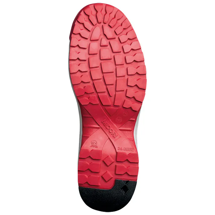 ミドリ安全 先芯入り スニーカー ブラック レッド 24.5cm メンズ レディース MPN902 作業靴 仕事靴 22.5~30cm展開 21250586_12【別送品】