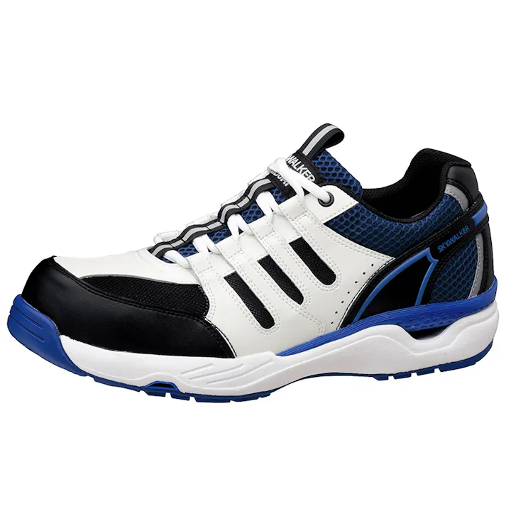 JSAA A種認定 先芯入り通気底スニーカー MV-01ホワイト/ブルー 28.0cm (旧商品:MPV-01) 作業靴 仕事靴 22~30cm展開 21250590_19【別送品】