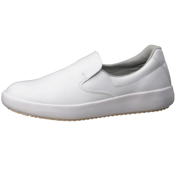 ミドリ安全 超耐滑 作業靴 ホワイト 24.0cm メンズ レディース NHS700 滑りにくい 仕事靴 21~31cm展開 21250834_11【別送品】