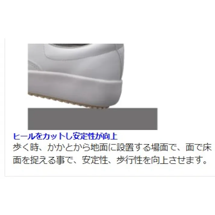 ミドリ安全 超耐滑 作業靴 ホワイト 28.0cm メンズ レディース NHS700 滑りにくい 仕事靴 21~31cm展開 21250834_19【別送品】