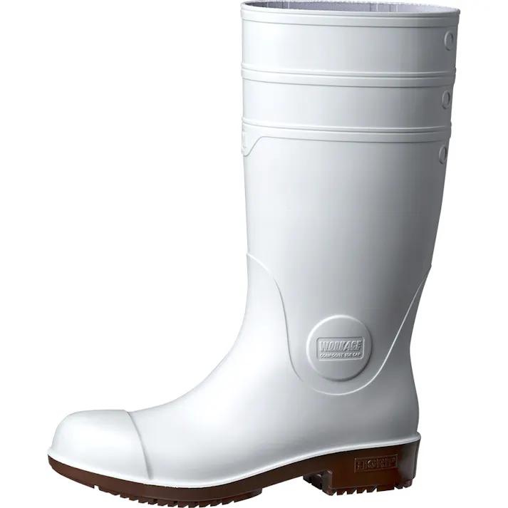 ミドリ安全 超耐滑 安全 スーパー 長靴 ホワイト 28.0cm メンズ レディース NHG1000 滑りにくい 仕事靴 22~30cm展開 21400053_19【別送品】