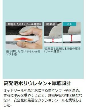 ミドリ安全 安全靴 紐タイプ ブラック 25.5cm メンズ レディース G4550