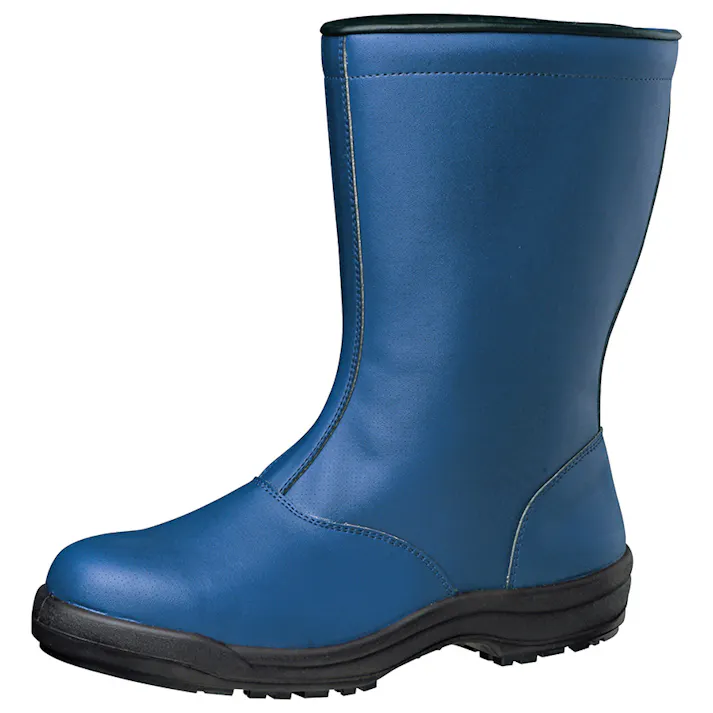 ミドリ安全 冷凍庫内作業用 耐滑 安全靴 ネイビー 23.5cm SG240 メンズ レディース 防寒 滑りにくい 仕事靴 23.5~28cm展開 13420235_10【別送品】